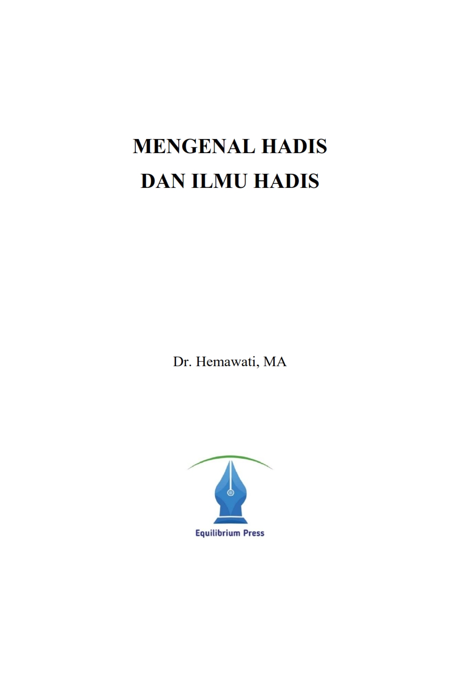 HADIS DAN ILMU HADIS FIX ISBN_001