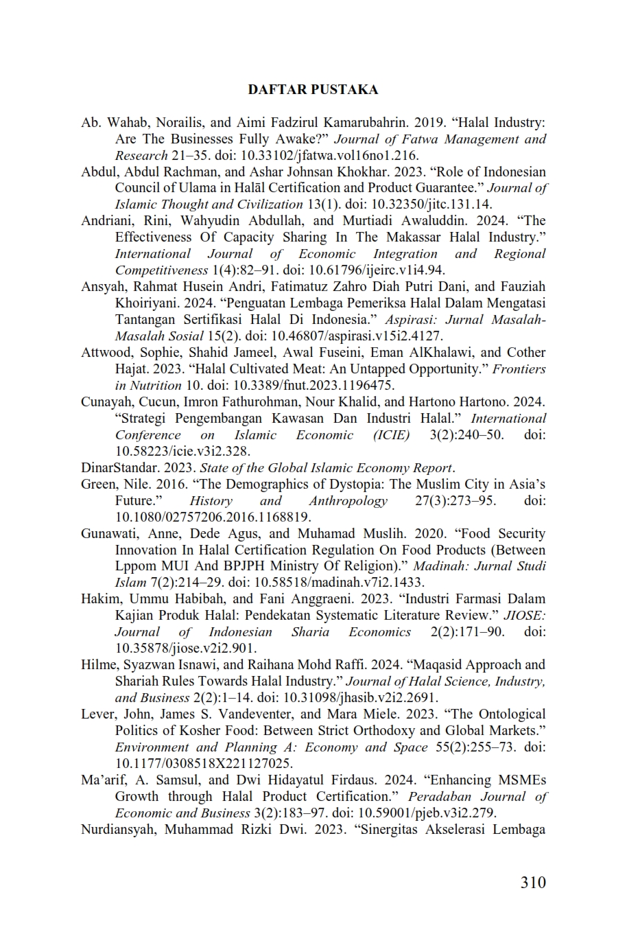 pustaka EKOSISTEM INDUSTRI HALAL FIX ISBN_314