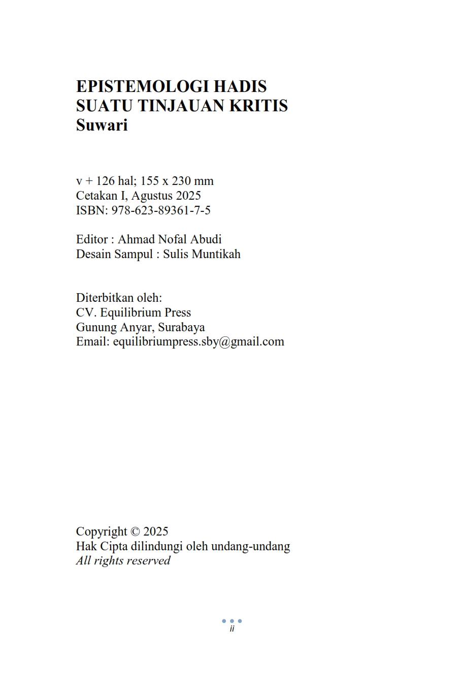 EPISTEMOLOGI HADIS Suatu Tinjauan Kritis_003